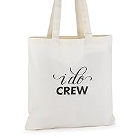I Do Crew Tote Bag, Natural, 14.25