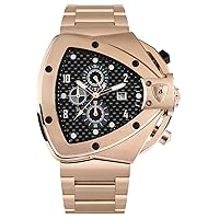 Spyder Horizontal Mens Analogue Quartz Watch with Stainless-Steel Bracelet T20SH-C-B, pink
