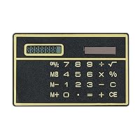 CHCDP Card Calculator 8-bit -Thin Solar Calculator Portable Mini Calculator