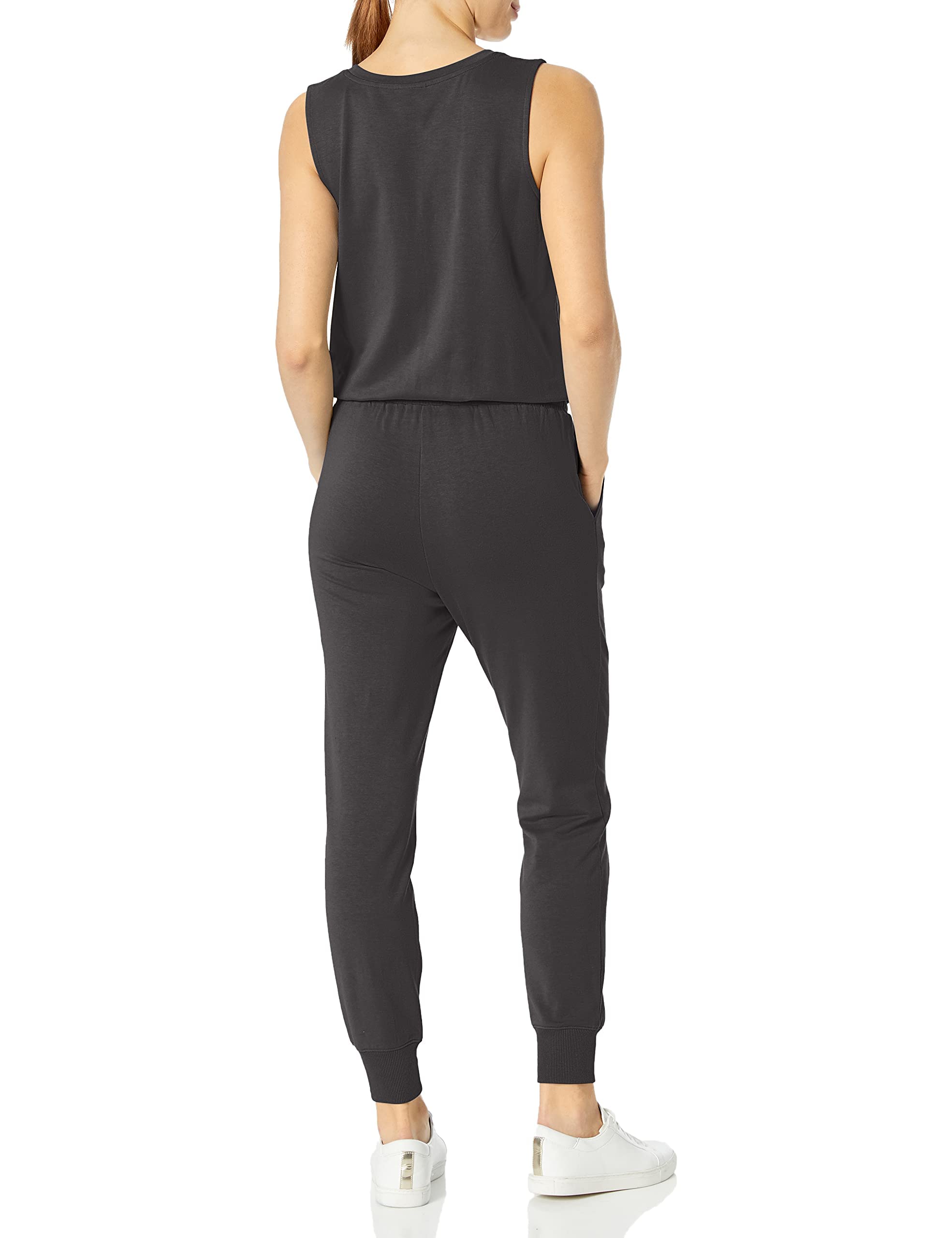 Amazon Essentials Women's Studio Terry Fleece Jumpsuit (Available in Plus Size)