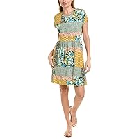 Johnny Was Paisley Block Relaxed T-Shirt Dress Multi LG