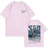 SZÁ Shirt Graphic Tee Mens Casual T Shirts Women Short Sleeved Summer Vintage Tee Top Music Tour Tshirt Hip Hop Rap