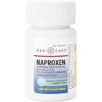 Naproxen Sodium Tablets, 220mg (100 Count)- NSAID Extra-Strength Pain Relief for Headache, Arthritis, Muscle Aches, Menstrual Cramps- Film-Coated Naproxen, Anti-Inflammatory & Fever Reducer