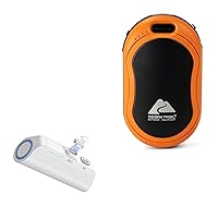 BoxWave Power Bank Compatible with Ozark Trail Rechargeable Hand Warmer - MagnetoBoost Rejuva PowerPack (18W), Portable 3000mAh Back Up Battery Power Bank - Winter White
