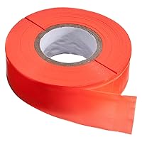 HME 150' Trail Marking Ribbon - Environmentally Safe Fluorescent Orange Rugged Weather-Resistant Hunting Tape