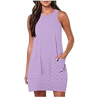 Oversized Dress for Women, Women's Casual Loose and Comfortable Sleeveless Dresses 2024, S XXXL