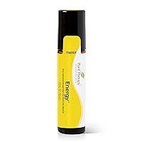 Plant Therapy Energy Essential Oil Blend 10 mL (1/3 oz) Refreshing, Energizing Blend 100% Pure, Pre-Diluted Roll-On, Natural Aromatherapy, Therapeutic Grade