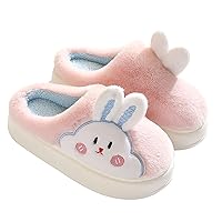 Slippers for Women and Men Soft Comfy House Slippers Anti-Slip Soft Sole Casual Slippers Lightweight Fuzzy Fluffy Slippers Warm Memory Foam Slippers for Indoor Outdoor