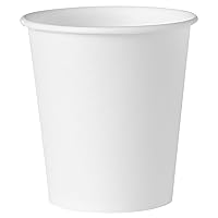 Solo 44-2050 3 oz White Treated Paper Cup (Case of 5000)