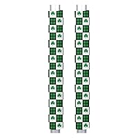 Refrigerator Door Handle Covers Set of 2 St. Patrick's Day Cleaver Grid Washable Fridge Dishwasher Mocrowave Oven Door Decor Protector Handle Cover Keep Your Kitchen Appliance Clean