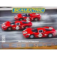 Scalextric 1967 Daytona 24 Triple Pack 1:32 Slot Race Cars Limited Edition Box C4391A
