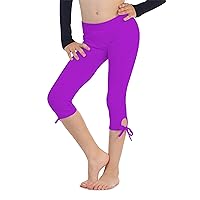 Kurve Girl’s Stretch Capri/Ankle Leggings – Kids Seamless Dance Gymnastic Active Pants