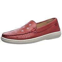 Marc Joseph New York Unisex-Child Leather Driver with Gold Star Detail Loafer
