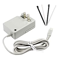 3DS Charger Bundle, Charger Compatible with Nintendo New 3DS(XL/LL),3DS(XL/LL),New 2DS(XL/LL),2DS,DSi(XL/LL), 4 Pack Stylus Pen for Nintendo Dsi