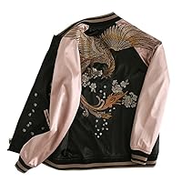 2021 Men And Women'S Phoenix Embroidered Baseball Jackets Japanese Vintage Bomber Coats