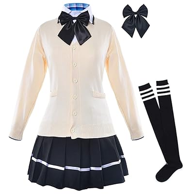 Young woman in japanese anime cosplay, japanese school uniform. - Stock  Image - Everypixel