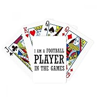 I Am A Football Player in The Games Poker Playing Magic Card Fun Board Game