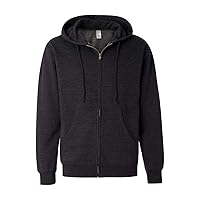 Independent Trading Co. Mens Midweight Full-Zip Hooded Sweatshirt (SS4500Z)