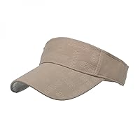 ZHINIAN Women's Men's Adjustable Sports Sun Visor Hats Empty Top Baseball Caps Plain Ball Caps Low Profile Golf Tennis Visor Summer