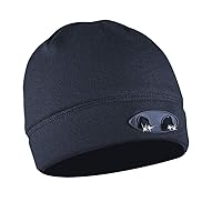 Panther Vision CUBWB-4737 Hand Free 4 LED Headlamp Beanie Cap, Navy, One size fits all
