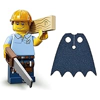 LEGO Series 13 Minifigures - Carpenter Minifig with Saw and 2x4 (71008)