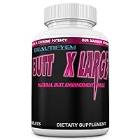 Butt X-Large Butt Enlargement, Booty Enhancement. Butt Enhancer Pills. Natural Bigger Glutes. 1 Month Supply