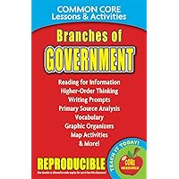 Branches of Government: Common Core Lessons & Activities Branches of Government: Common Core Lessons & Activities Paperback Mass Market Paperback