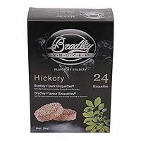 Bradley Smoker BTHC24 BTHC24-Flavor Bisquettes-Hickory 24Pk, One Size, Multi