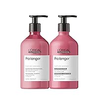 L'Oreal Professionnel Pro Longer Thickening Shampoo & Conditioner Set | Reduces Breakage & Appearance of Split Ends| Adds Volume & Shine | For Thin & Fine Hair Types