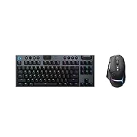 Logitech G502 X Plus Lightspeed Wireless Gaming Mouse + G915 TKL Mechanical Gaming Keyboard (Tactile) - Black
