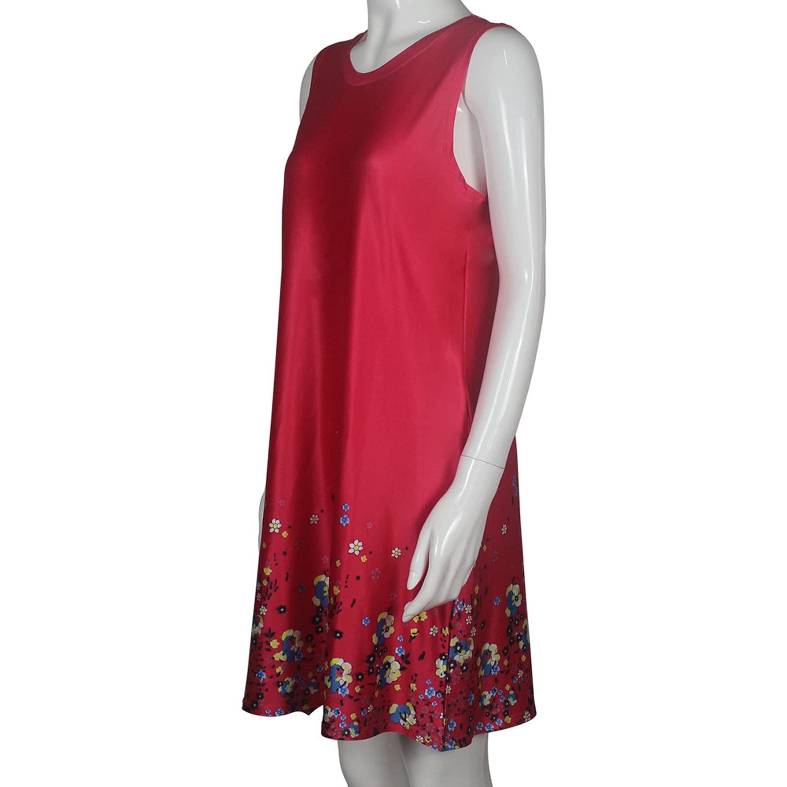 Women's Travel Essentials Casual Tank Sleeveless Vest Bohemian O-Neck Plus Size Dress Cute Summer Rompers