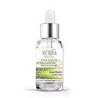 Hyaluron+ Face Serum with Hyaluronic Acid and Hydrating Superfoods – The Best Anti-Aging and Anti-Wrinkle Moisturizer – 100% Vegan Product, 20ml