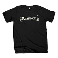 Claudia's Farnsworth Logo Black T-Shirt | XL