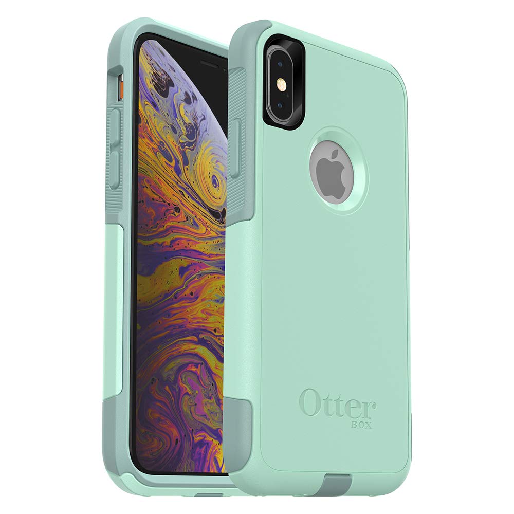OTTERBOX COMMUTER SERIES Case for iPhone Xs & iPhone X - Retail Packaging - OCEAN WAY (AQUA SAIL/AQUIFER)
