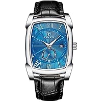 Men's Watches Analog Quartz Wrist Watches Stainless Steel Band Luminous Business Date Watches Waterproof Men Fashion Watch