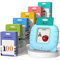 Talking Flash Cards Toys for Toddlers 3 4 5 6, Learn ABC, Numbers 0-100, Phrases, Objects, Adjectives, and More Dolch Sight Words,280 Cards with 560 Words/Phrases