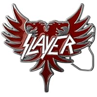 Old Glory Slayer - Mens Slayer - Two Headed Eagle Belt Buckle Red