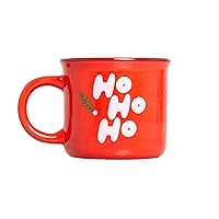 Pearhead Ho Ho Ho Christmas Camper Mug, Holiday Coffee Cup, Christmas Home Décor, Holiday Gifts, Seasonal Coffee Mug, Stocking Stuffer Gift Ideas, Microwave And Dishwasher Safe