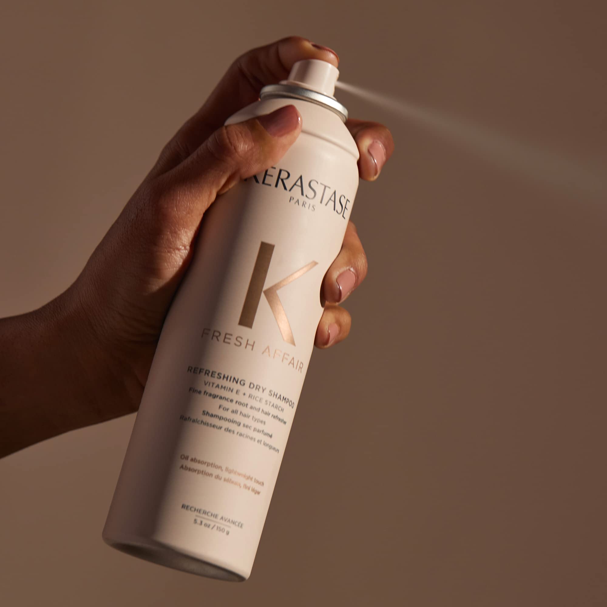 KERASTASE Fresh Affair Dry Shampoo | Fine Fragrance Root and Hair Refresher | Instantly Absorbs Excess Oil on Scalp and Hair | Lightweight | Fresh Scent | Silicone Free | For All Hair Types