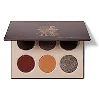 Juvia's Place The Chocolates - Tan, Auburn, Shades of 6, Rich Dark Chocolate Eyeshadow Palette, Professional Eye Makeup, Pigmented Eyeshadow Palette, Makeup Palette for Eye Color & Shine