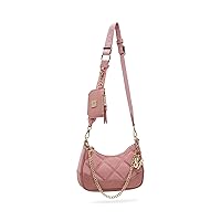 Steve Madden Bvital-n Pieced and Quilted Crossbody, Pink