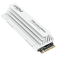 Crucial New 2024 T705 2TB PCIe Gen5 NVMe M.2 SSD with White Heatsink - Up to 14,500 MB/s - Limited Edition - Internal Solid State Drive (PC) - +1mo Adobe CC - CT2000T705SSD5A