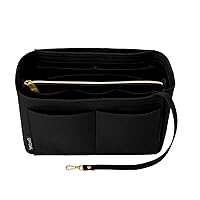  KESOIL Speedy 20 Alma BB Felt Organizer Insert, Purse Organizer  Insert for Handbags with Zipper Pocket and Bag in Bag (Black, Small) :  Clothing, Shoes & Jewelry