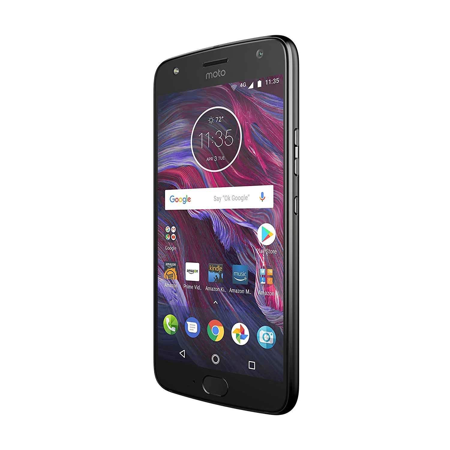 Moto X (4th Generation) with Alexa Hands-Free – 32 GB - Unlocked – Super Black - Prime Exclusive