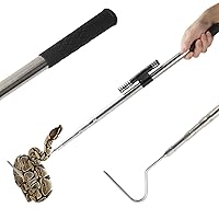 Snake Catcher Tongs Grabber Hook Stick Handling Tool Kit for Rattlesnakes Python Copperhead Reptile Removal- 59 inch