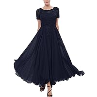Lorderqueen Chiffon Bridesmaid Dress Tea Length Prom Cocktail Party Gowns