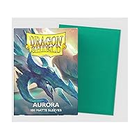 Dragon Shield Sleeves – Matte Aurora 100 CT – Card Sleeves - Smooth & Tough - Compatible with Pokémon, Magic The Gathering Cards & Digimon MTG TCG OCG & Hockey Cards