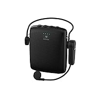 WinBridge Bluetooth Voice Amplifier for Teachers, Wireless Voice Amplifier with Bluetooth Headset Microphone, Portable Megaphone Speaker Headset System, Teacher Must Haves 15W WB002
