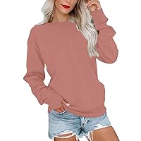 Oversized Sweatshirt for Women Long Sleeve Sweatshirt Colorblock Loose Fit Crewneck Fall Fashion Outfits Clothes 2023