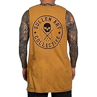 Sullen Men's Ever Tattoo Lifestyle Graphic Art Classic Logo Badge Premium Sleeveless Tank Top